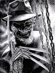 Freddy Krueger Nightmare on Elm Street Movie Canvas Poster 15.7″ x 23.6″