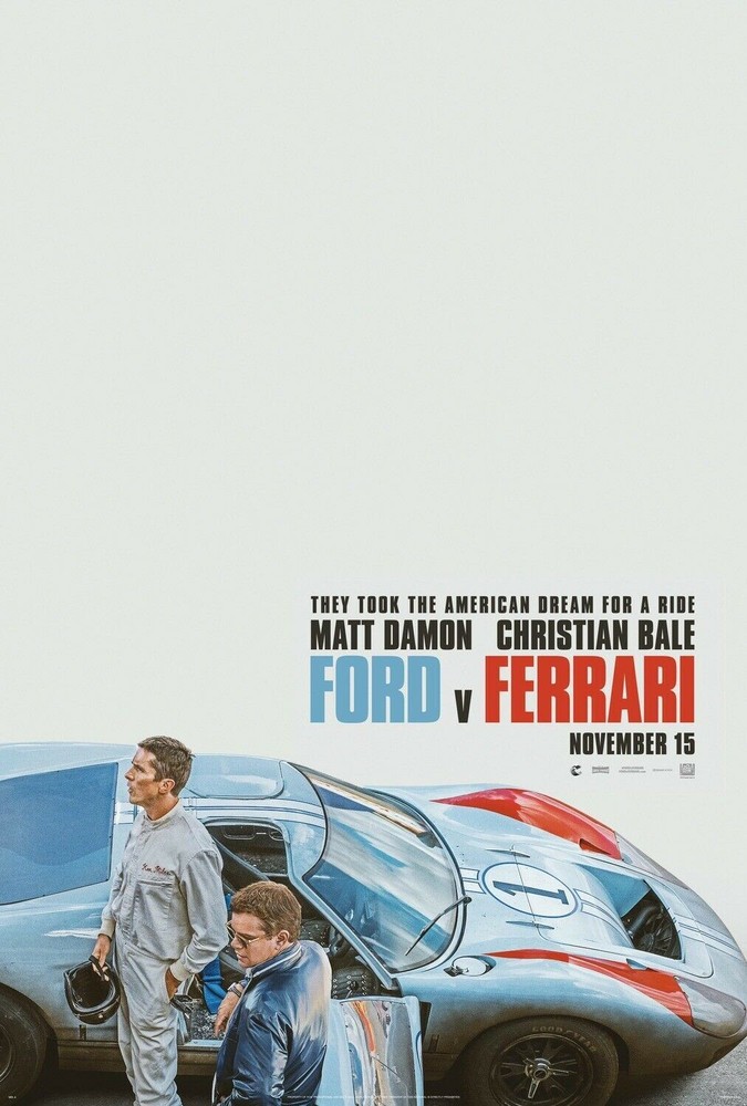 Ford v Ferrari Art Poster 30X20 Movie Film 2019 From USA