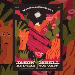 JASON ISBELL AND THE 400 UNIT May 3rd 2024 Red Rocks Amphitheater Poster