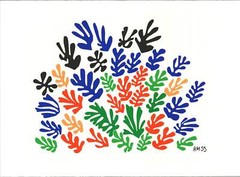 HENRI MATISSE Spray of Leaves 22″ x 30″ Serigraph 2010 Modernism Multicolor