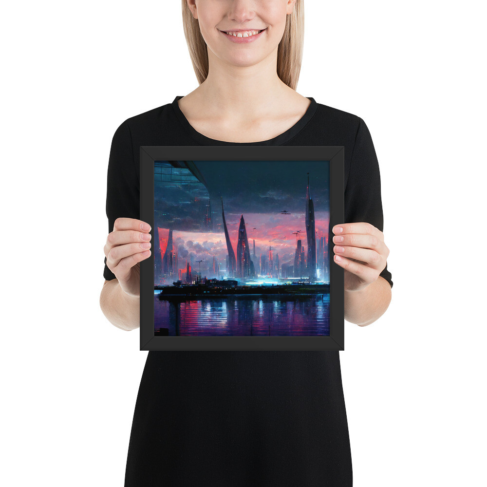 Cyberport – Gerahmtes Bild