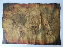 Map of World Antique Global Maps America, Europe, Africa, Asia Big Map AGED Old
