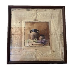 Artist Cristin Atria Mediterranean Lavender Offset XL Lithograph PHS Jug/Lavend.