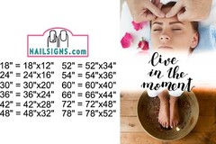 Quote 14 Photo-Realistic Paper Poster Live in the Moment Non-Laminate Vertical