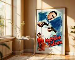 The Maltese Falcon (1941) Movie Poster Wall Art Print