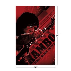 Rambo First Blood Part 2 To Survive A War Youve Art Print Poster 16×24