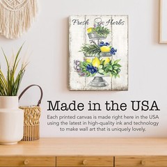 11×14 Cupcake in White Kitchen Canvas Print Wall Art