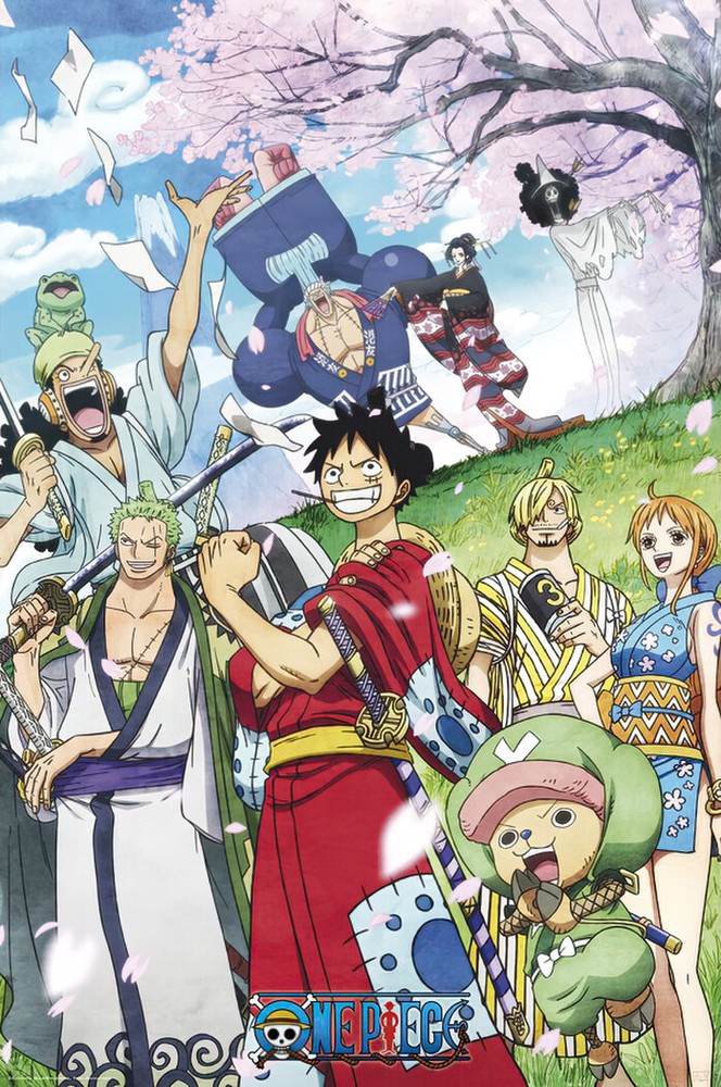 One Piece – Manga TV Show Poster (Wano) (Size: 24″ x 36″)