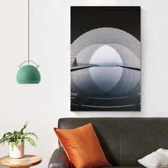 Art Poster Unique Architecture Unframed Inside Canvas Decor 12×18 Inch 1-Piece