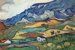 Vincent Van Gogh Les Alpilles a Mountain Landscape near Saint Remy Poster 24×36