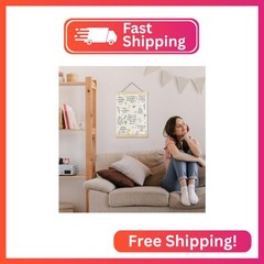 JINYO Christian Wall Decor, Floral Christian Wall Art Poster, Bible Verses Wall