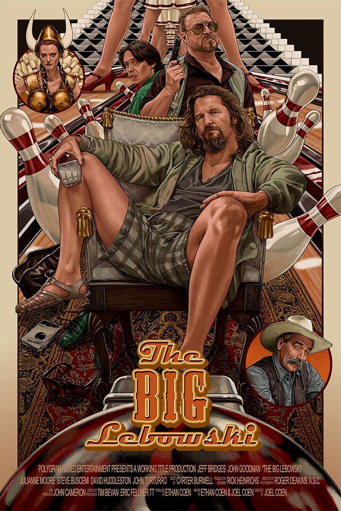 The Big Lebowski Classic Movie Character Comedy Wall Art Home – POSTER 20×30