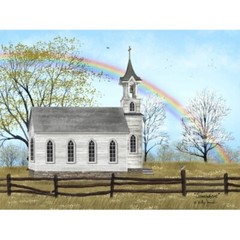 Billy Jacobs Canvas Print «SOMEWHERE» — 12″x16″ Country Farm Inspirational