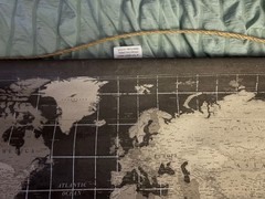 Unbranded Canvas Globe Map Hanging Poster Length 29 In Width 19.5 In