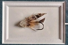 The Fly Caster Fishing Picture by Brett Smith, Beautiful Art, Fish Lure & Stamp