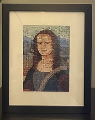 Unique Handmade LEGO Mona Lisa Puzzle Framed Wall Art – Art LEGO Collection 3D