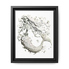 Whimsical Halloween B&W SeaWitch Collection 1 by Crash PDF Wall Decor Download