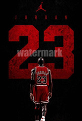 MICHAEL JORDAN LEGEND 23 SIZE 13»X19» home decor glossy photo paper premium #4
