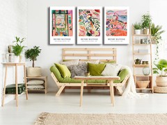 Large 3 Piece Henri Mattise Art Abstract Colorful Matisse Posters Canvas Prints