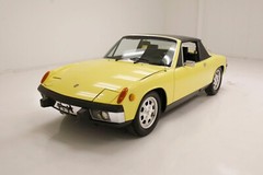 1974 Porsche 914 lime | 24×36 inch POSTER | classic car