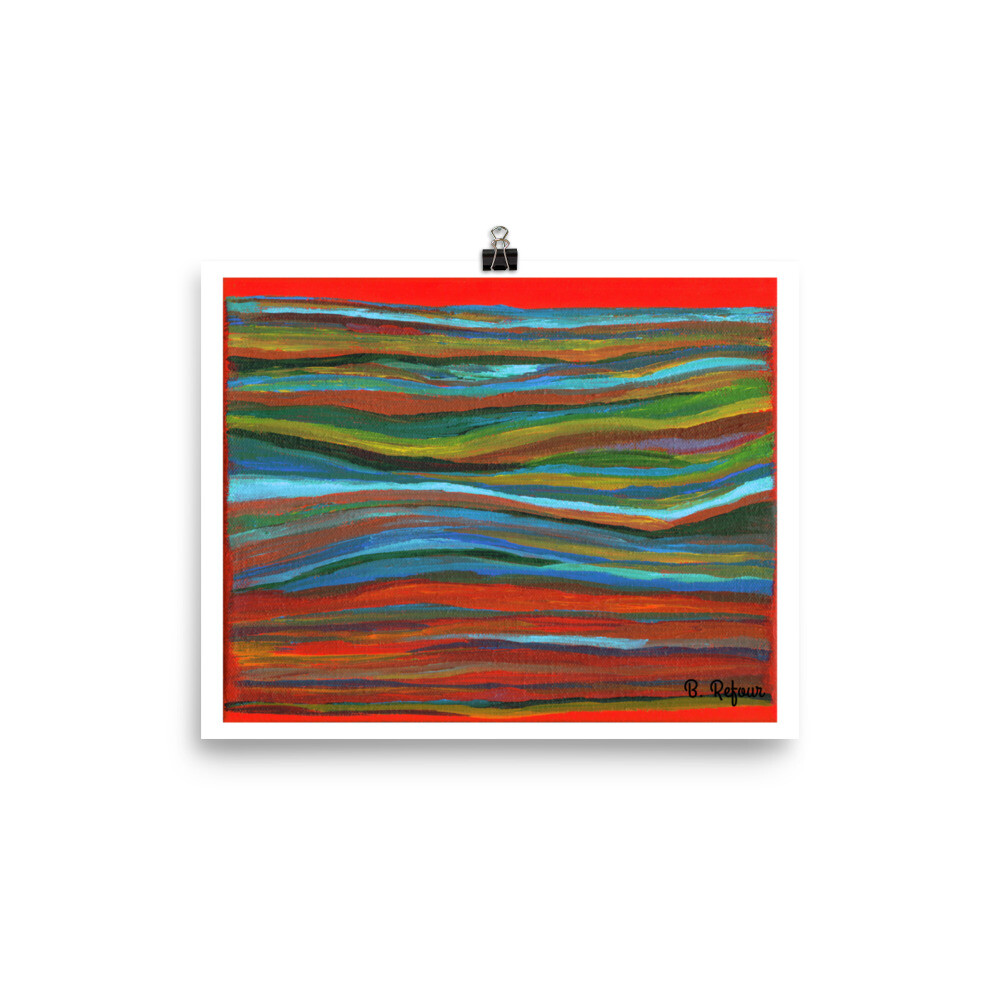 Intertwined, Fine Art Reproduction, Abstract Art Print