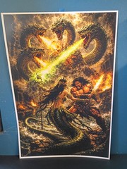 BARBARIAN POSTER FANTASY ART 12X18 MATE CARDSTOCK 130 lb NEW CONAN TARZAN 4A