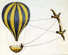 12974.Decor Poster.Wall art.Vintage Room home design.Aerostat Hot Air balloon