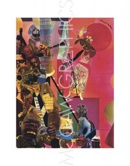 The Blues 1974, Romare Bearden, Wall Art Print Poster 14″ x 11″ 1000