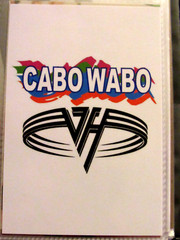 Van Halen Cabo Wabo graphic OU812 era -Lustre photo print finish (4in x 6in)