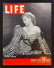 Entire Magazine Framed and Removable LIFE Magazine Oct 11, 1948 Mid Century Art