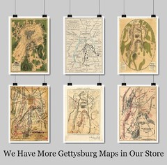 Bacons 1862 Military US Civil War Map Shewing Forts, Fortifications Wall Print