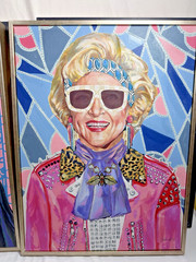 Golden Girls Paintings 24×18 Canvas Acrylic Original Artist Heather Perry