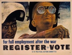 Ben Shahn 1944 Labor Poster – For Full Employment After the War Giclée Print