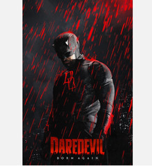 2025 Daredevil Born Again Movie Poster Marvel Matt Murdock Charlie Cox