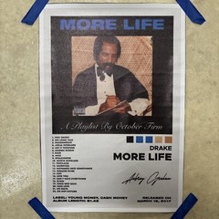 Drake More Life – Hip Hop Rap ✅ Canvas Poster Print Wall Art Man Cave ✅ 12×18 in