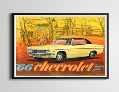 1966 Chevy Owner’s Manual POSTER! – Chevrolet – Vintage – Pop Art – Owner Manual