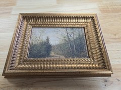 6.5″x8.5″ Horizontal Landscape Road Framed Wall Art – Hearth & Hand Magnolia