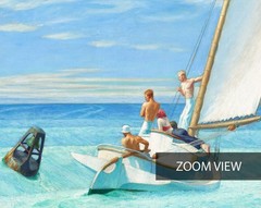 Edward Hopper Exhibition Poster Ground Swell Museum Print Famous American