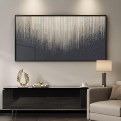 Extra Large Framed Horizontal Modern Wall Art for Living Room, Abstract Minim…
