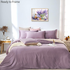 Purple Lavender Wall Art Lavender Bathroom Decor Rustic Country Purple Flower Pi