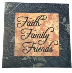 Unbranded Canvas Wall Art Faith Family Friends 12 X 12