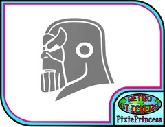 Thanos Marvel Avengers C Vinyl Sticker Laptop Car Truck Wall Poster Window Movie