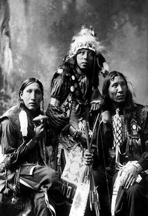 Native American Society Portrait Poster Print