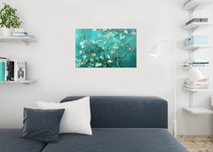 Vincent Van Gogh Almond Blossom Branches Post Impressionist Art Poster 36×24