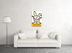 Happy bunny Funny Jokes Rare Hot New Art Wall Indoor Room Outdoor – POSTER 20×30