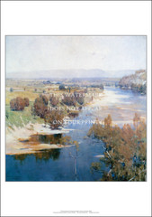 Purple Noons Transparent Might Art Print – Arthur Streeton 1896 – 3 sizes Poster
