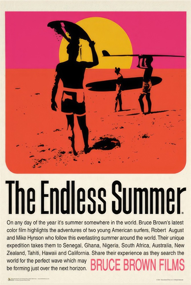 The Endless Summer – Movie Poster (Regular Style – Retro Design – Synopsis)