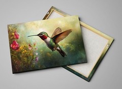 Hummingbird Canvas Print Gallery Wrapped Extra Large Living Room Decor