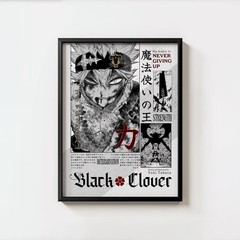 Black Clover Asta Poster Anime Wall Art Print Room Decor