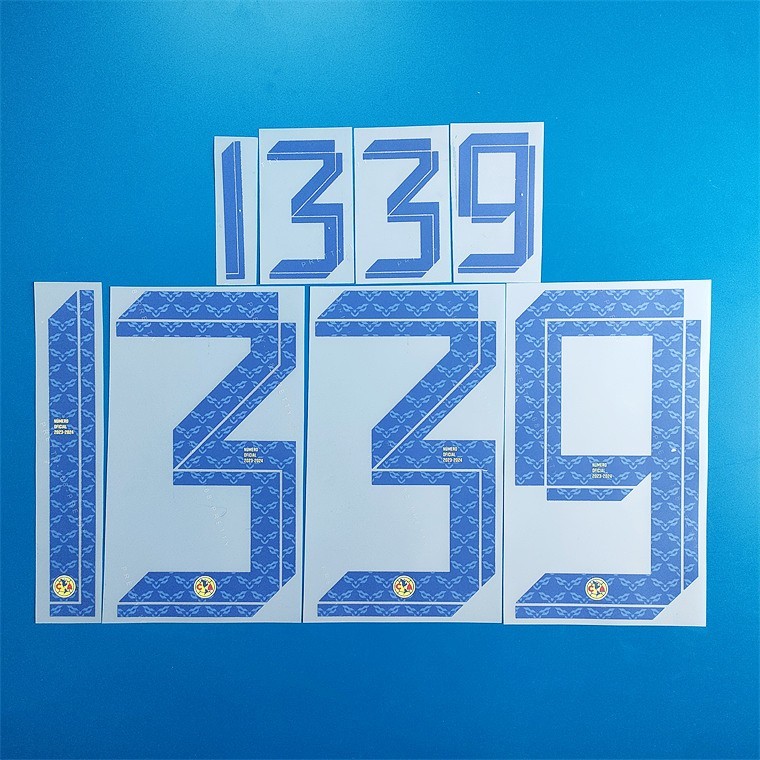 2023-24 Club America Name Number Personalise Customise Player Size Nameset Print